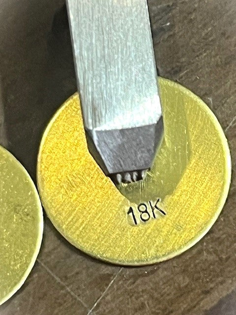 HALLMARK / KARAT STAMPS - STRAIGHT SHANK (1.1mm)
