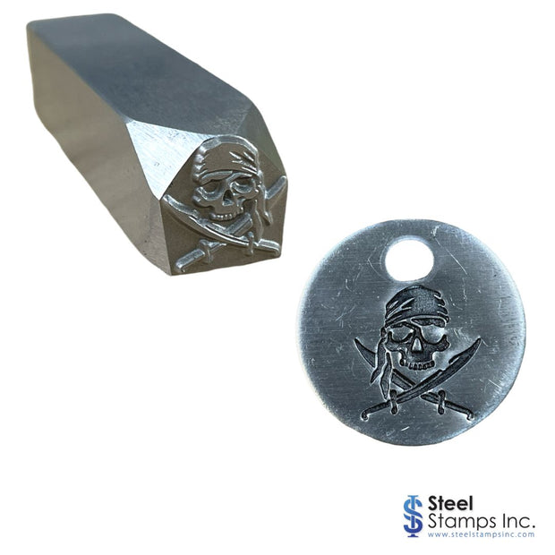 Skull and Swords Pirate Brass Seal Stamp with Optional Handle –  ArteOfTheBooke