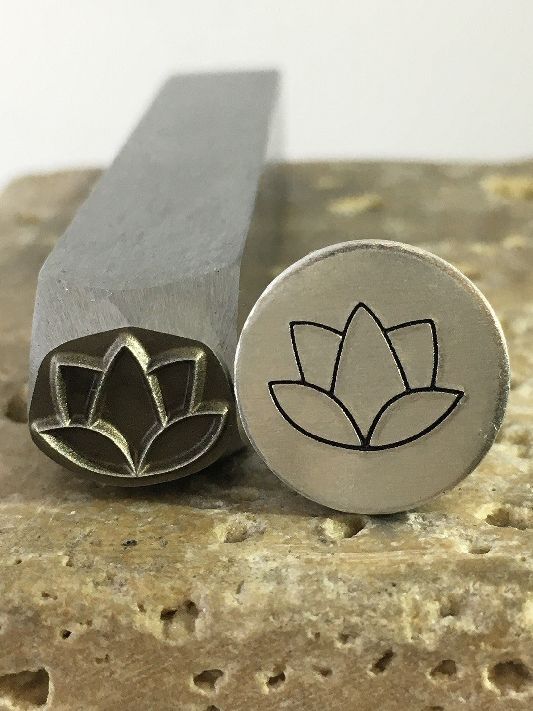 Lotus Simple – Steel Stamps Inc.