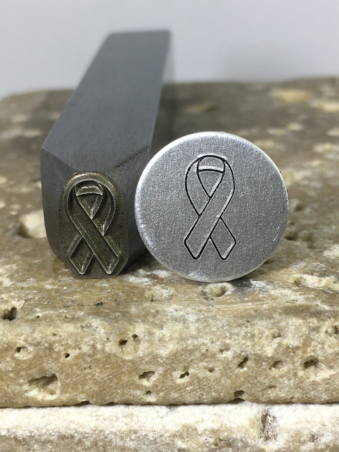 Wire Cancer Ribbon Forms Cancer Awareness Ribbon – Steel Stamps Inc.