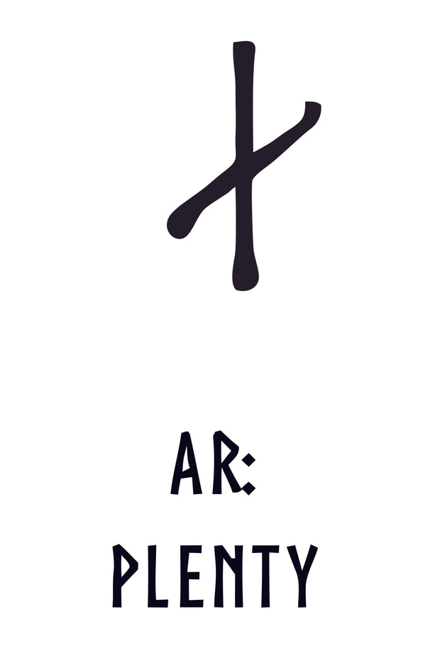 AR: PLENTY - Younger Futhark Series (For Blacksmiths)