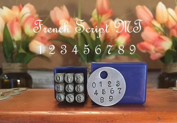 French Script Numeric