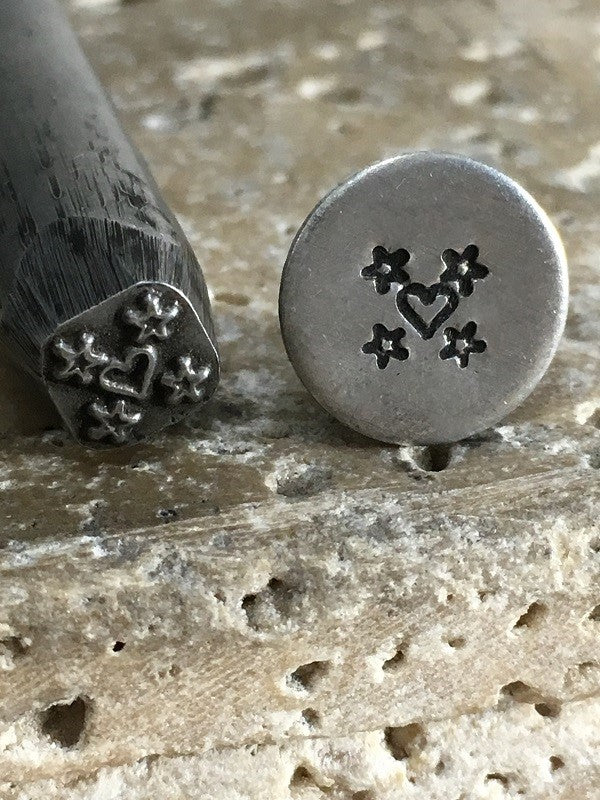 Heart and Stars (7.8mm)
