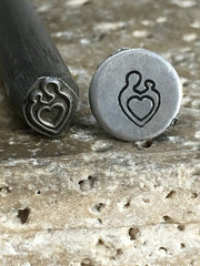 Mama and Baby Heart (7.8mm)