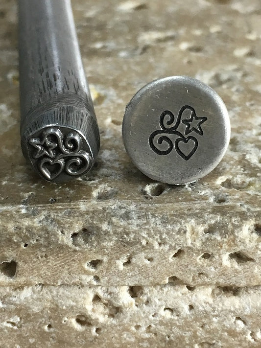 Whimsical Heart and Star (7.8mm)