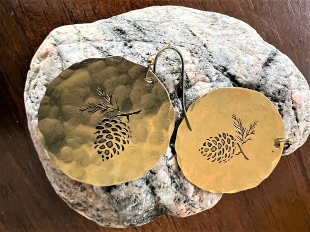 Pine Cone (earrings)