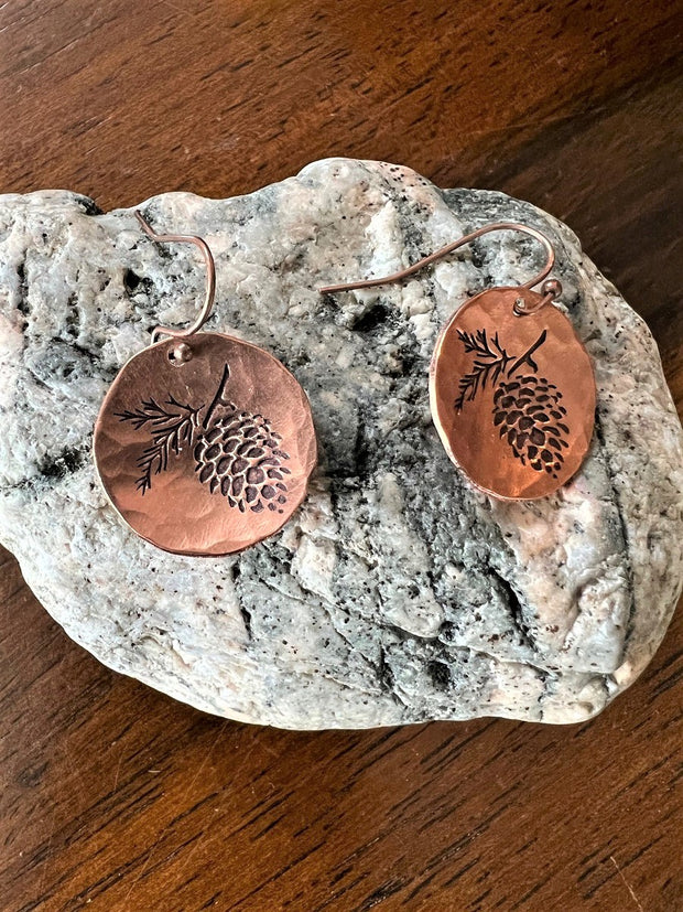 Pine Cone (earrings)