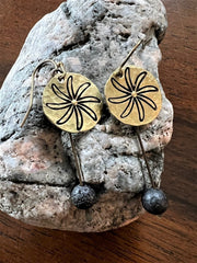 Flower with Dangle (earrings)