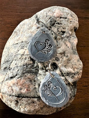 Flower Heart (earrings)
