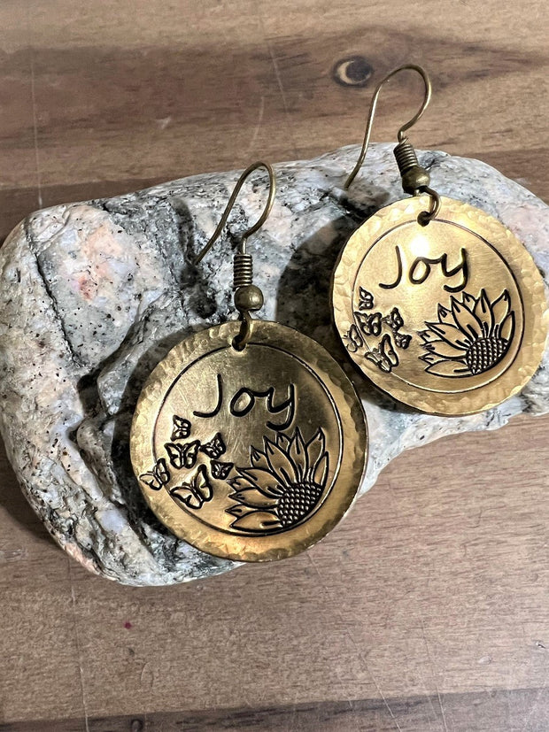 Sunflower & Butterflies - Joy (earrings)