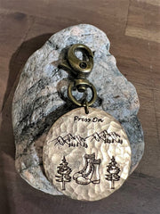 Press on Medallion - (for Key Chain or Necklace)