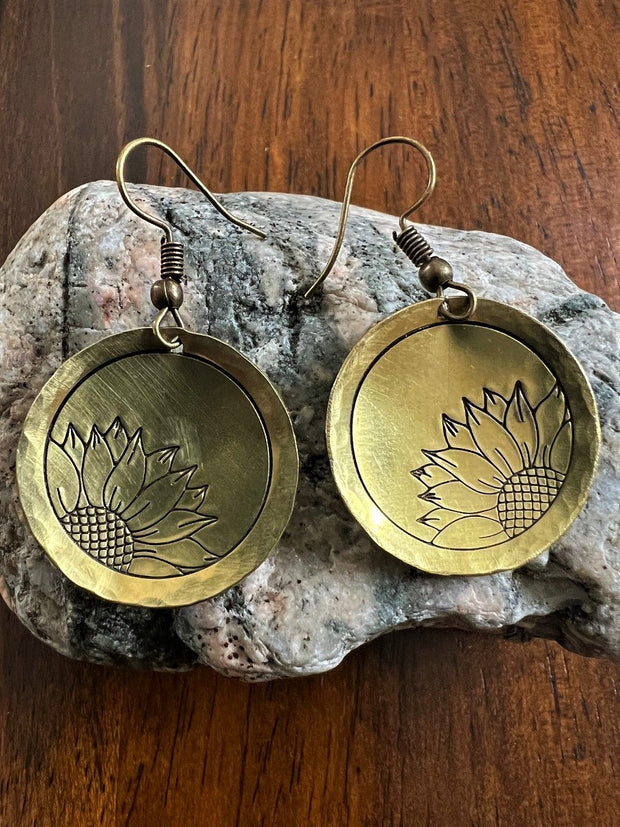 Sunflower - Larger (earrings)