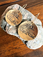 Elephants - Mountains (earrings)