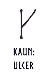 KAUN: ULCER - Younger Futhark Series (For Blacksmiths)
