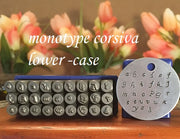 Monotype Corsiva Lower Case