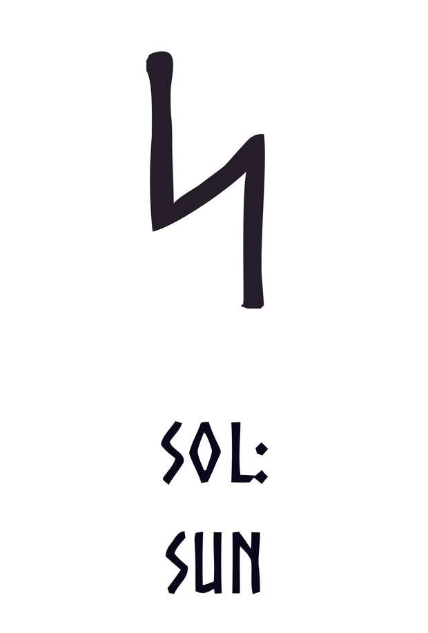SOL: SUN - Younger Futhark Series (For Blacksmiths)